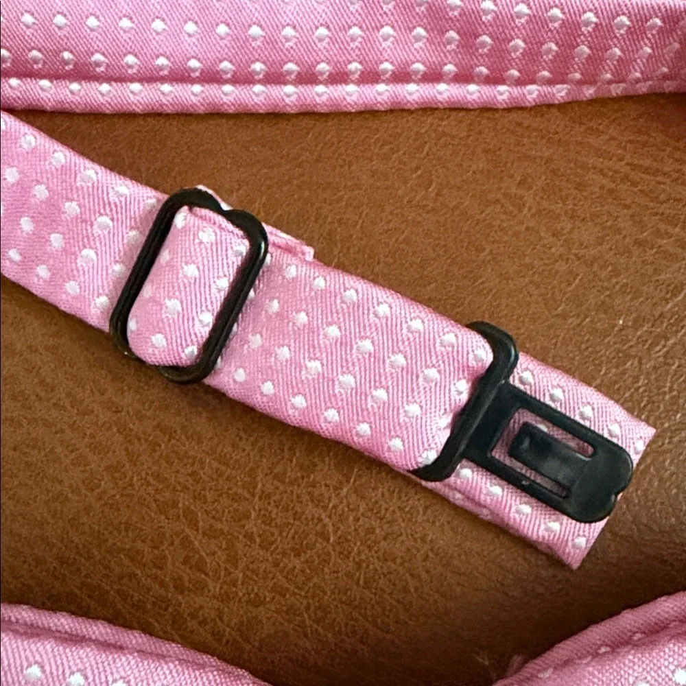 Pink Polka Dot Kids Bow Tie